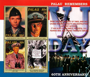 Palau stamp honoring Audie Murphy issued in 2001.