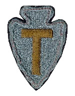 Combat uniform patch for the Texas National Guard's 36th Infantry Division.