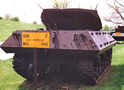 Rear View, M10 Tank Destroyer, Aberdeen Ordinance Museum