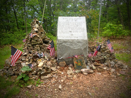Audie Murphy Memorial, Brush Mountain, Virginia.