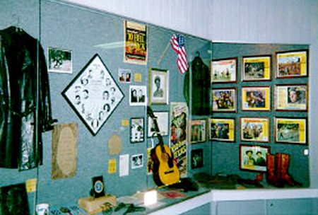 Audie Murphy display, Willie Nelson & Friends Showcase Museum.