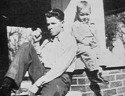 A childhood photo of Audie Murphy