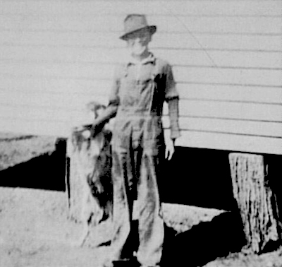 A childhood photo of Audie Murphy