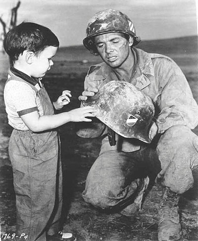 A family photo of Audie Murphy