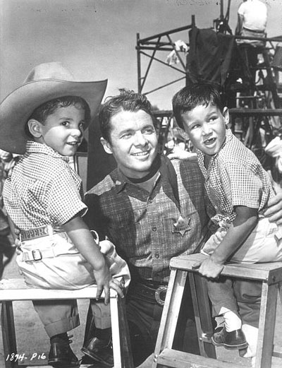 A family photo of Audie Murphy