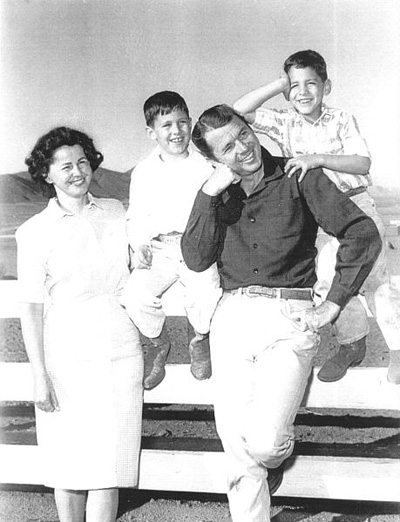 A family photo of Audie Murphy