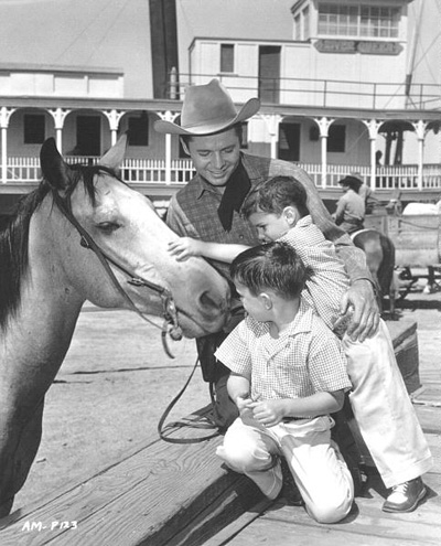 A family photo of Audie Murphy