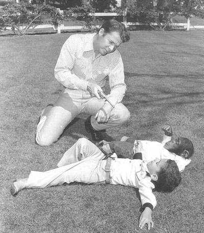 A family photo of Audie Murphy