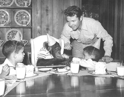 A family photo of Audie Murphy