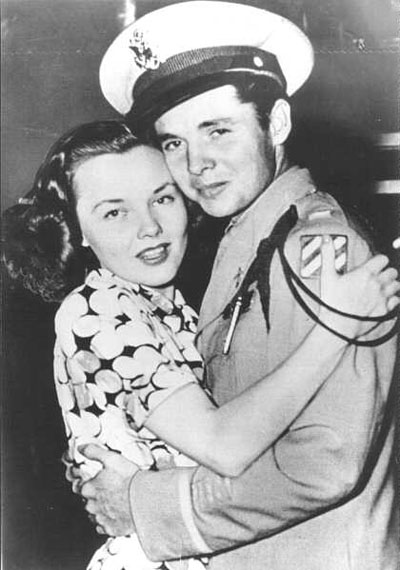 A family photo of Audie Murphy