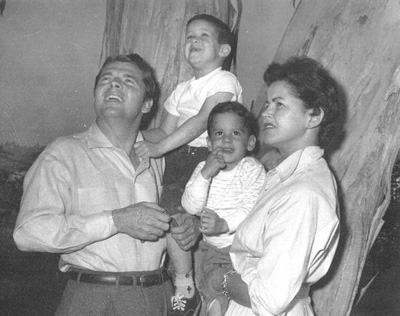 A family photo of Audie Murphy