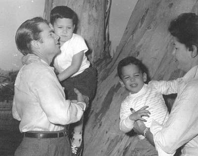 A family photo of Audie Murphy