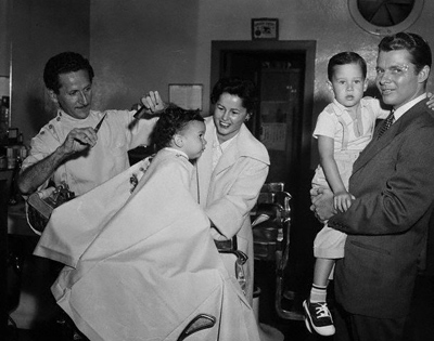 A family photo of Audie Murphy