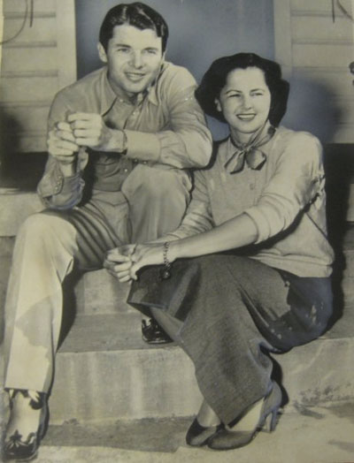 A family photo of Audie Murphy