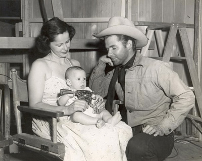 A family photo of Audie Murphy