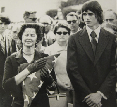 A family photo of Audie Murphy