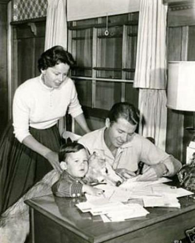 A family photo of Audie Murphy