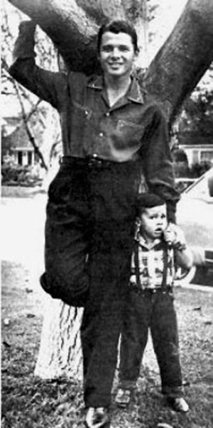 A family photo of Audie Murphy
