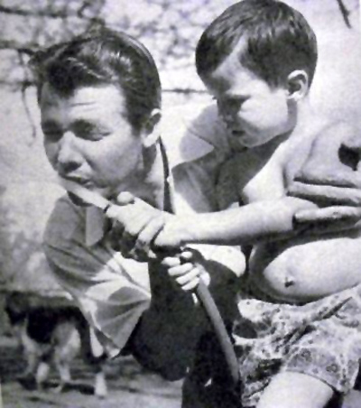 A family photo of Audie Murphy