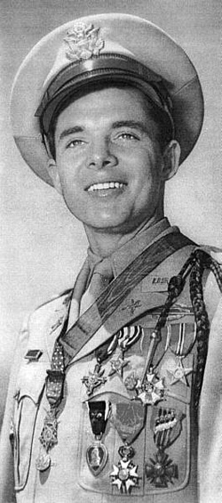 A military photo of Audie Murphy