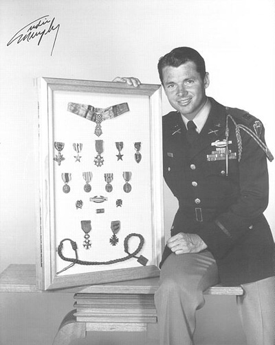 A military photo of Audie Murphy