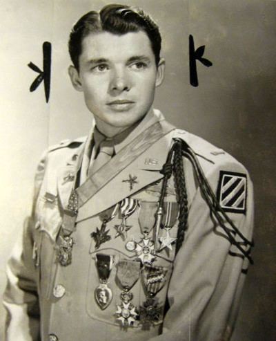 A military photo of Audie Murphy