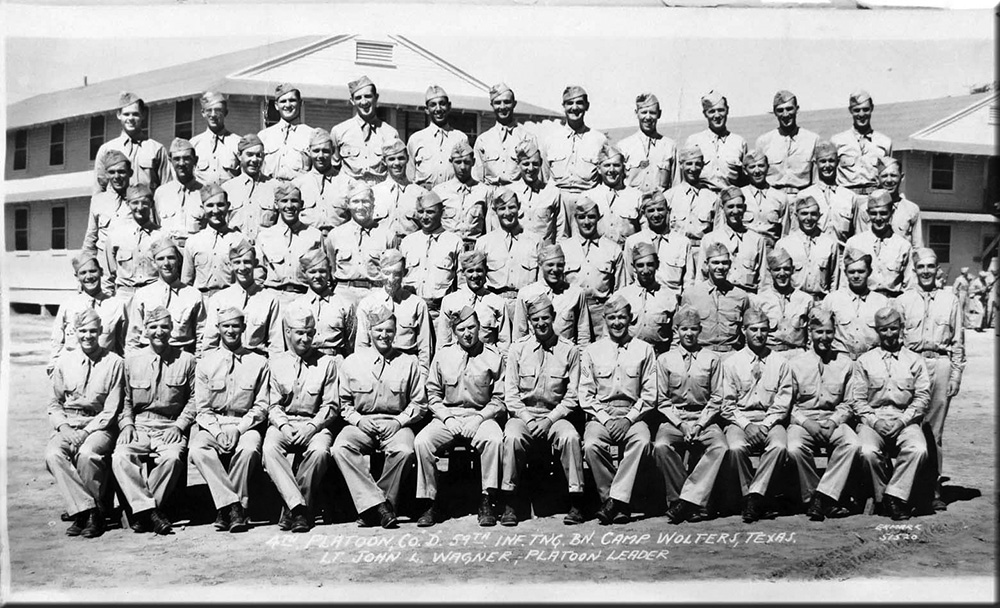 Private Audie Murphy, Basic Training, Camp Wolters, TX.