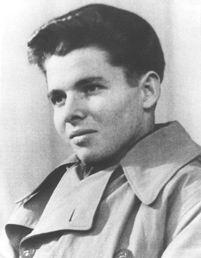 A portrait photo of Audie Murphy