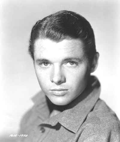 A portrait photo of Audie Murphy