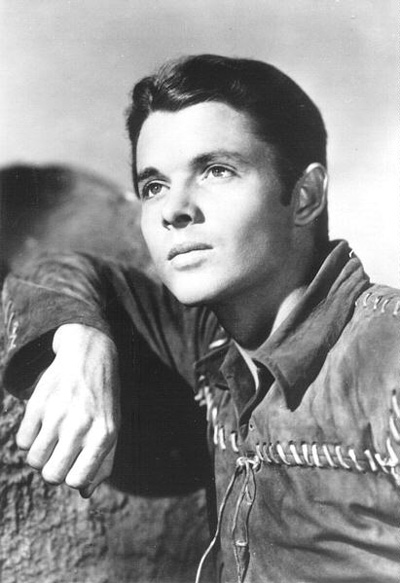 A portrait photo of Audie Murphy