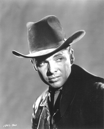 A portrait photo of Audie Murphy