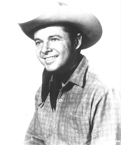 A portrait photo of Audie Murphy