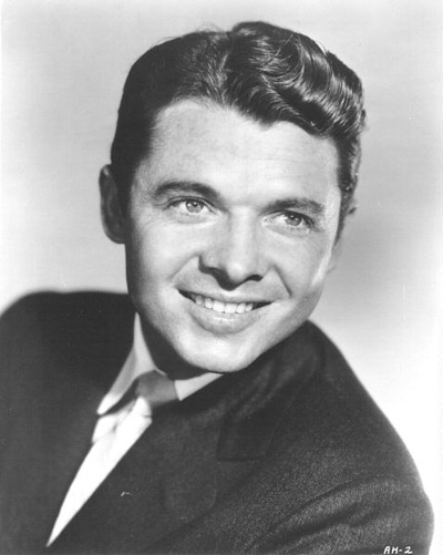 A portrait photo of Audie Murphy