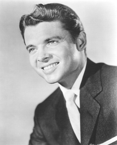 A portrait photo of Audie Murphy