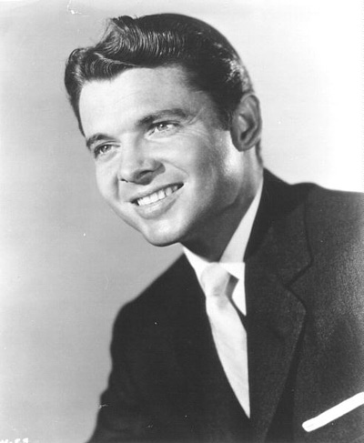 A portrait photo of Audie Murphy