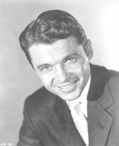 A portrait photo of Audie Murphy