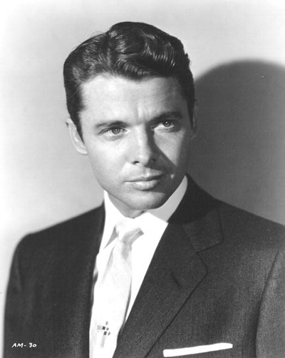 A portrait photo of Audie Murphy