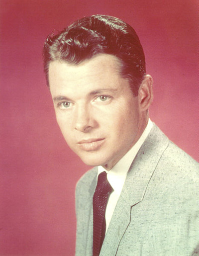 A portrait photo of Audie Murphy
