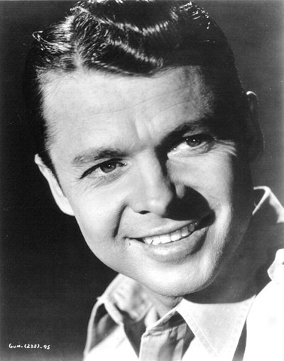 A portrait photo of Audie Murphy