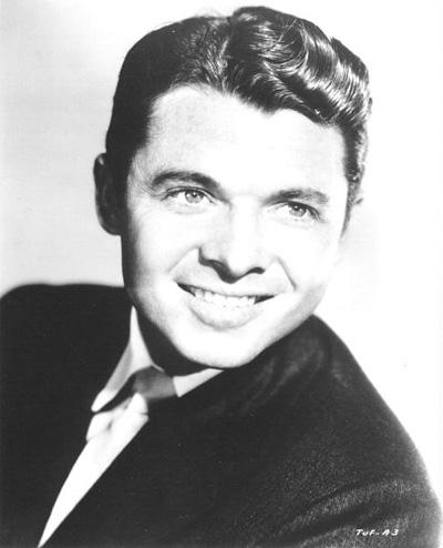 A portrait photo of Audie Murphy