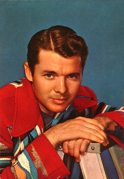 A portrait photo of Audie Murphy