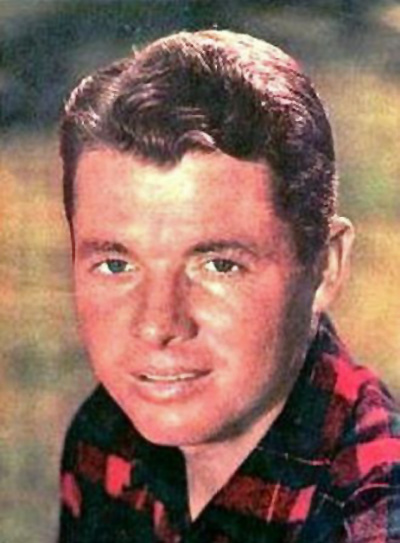 A portrait photo of Audie Murphy