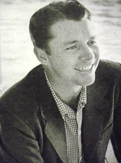 A portrait photo of Audie Murphy
