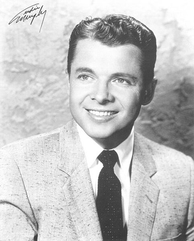 A portrait photo of Audie Murphy