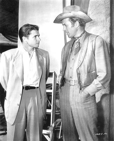 A publicity photo of Audie Murphy