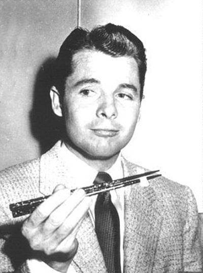 A publicity photo of Audie Murphy