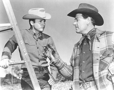 A publicity photo of Audie Murphy