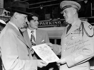 A publicity photo of Audie Murphy