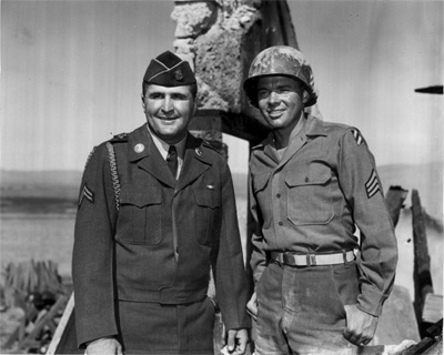 A publicity photo of Audie Murphy