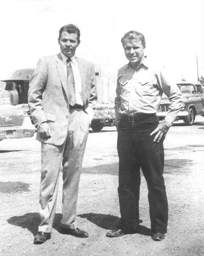 A publicity photo of Audie Murphy